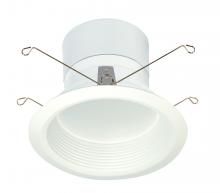 Satco Products Inc. S9122 - Discontinued - 11.6 watt LED Downlight Retrofit Kit; 5" Baffled; 3000K; Medium base; 120 volts;