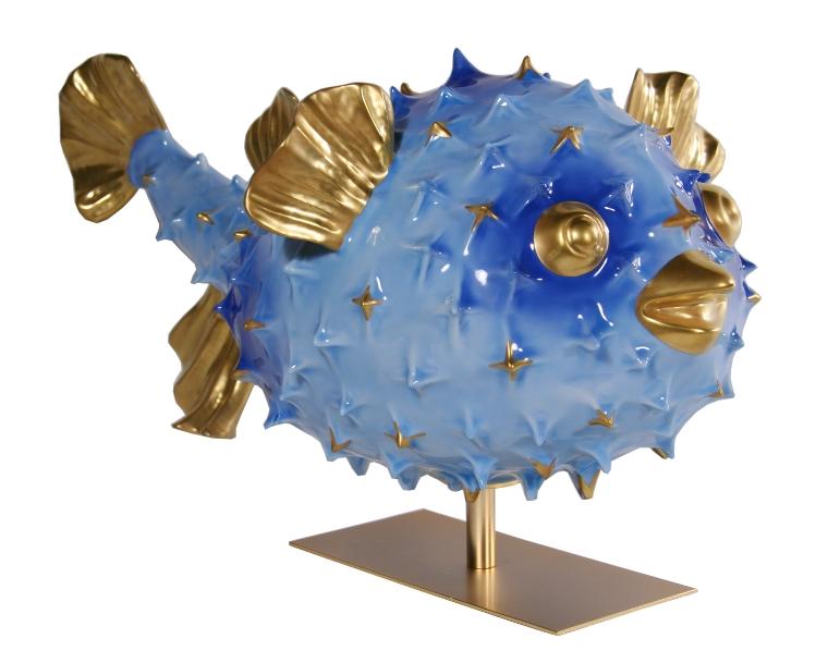 ***BLOWFISH, TURQUOISE/ GLD