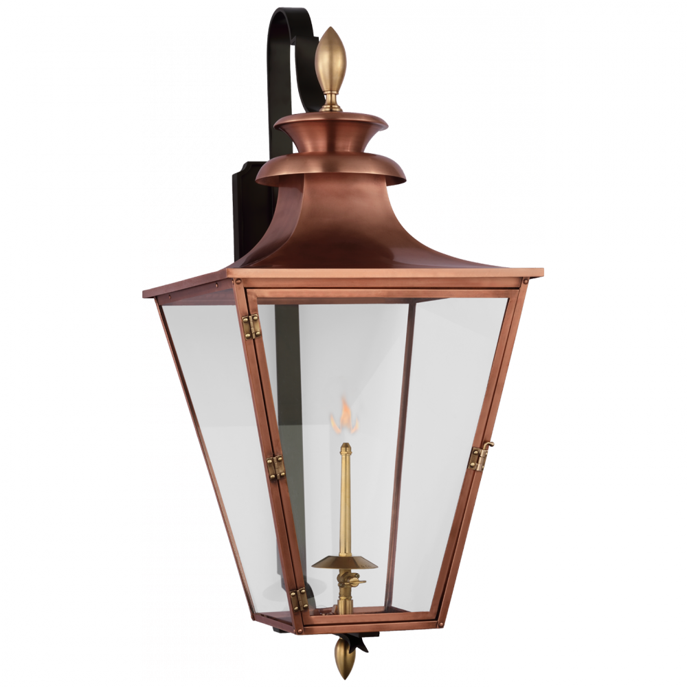 Albermarle Medium Bracketed Gas Wall Lantern