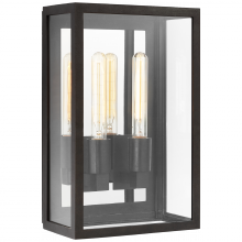 Visual Comfort & Co. Signature Collection CHO 2935AI-CG - Fresno Medium 2-Light 3/4 Wall Lantern