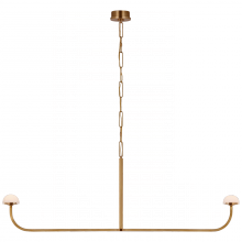 Visual Comfort & Co. Signature Collection KW 5625AB-ALB - Pedra 56" Linear Chandelier