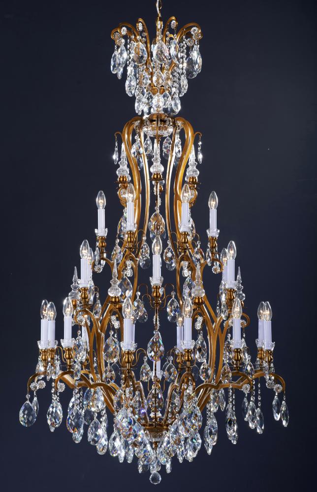 Chandelier Antique Brass