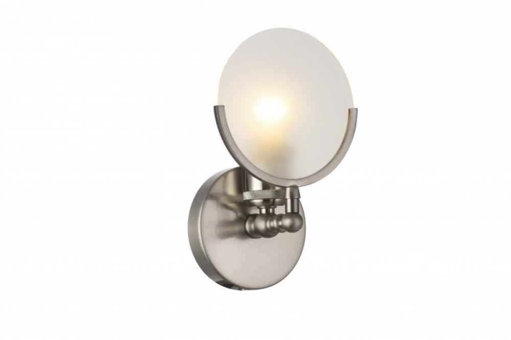 Wall Sconce Shiny Nickel