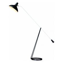 Bethel International BEL49 - Floor Lamp Black and White