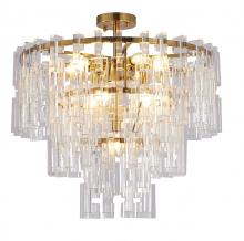 Bethel International LX54 - Chandelier Metal & Acrylic