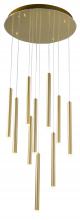 Bethel International OC13C23G - LED Chandelier Gold