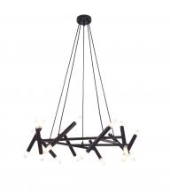 Bethel International TM02BLK - Chandelier Matte Black