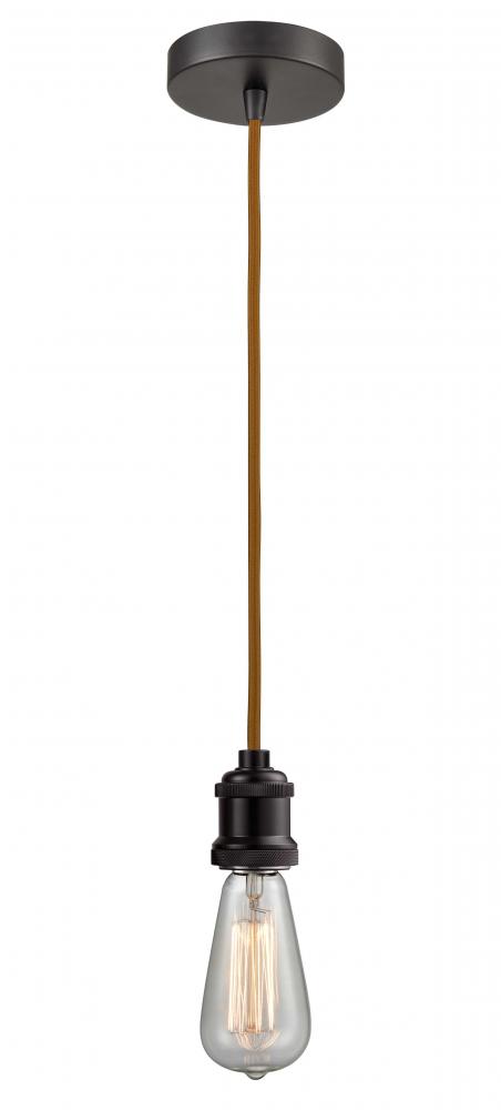 Edison - 1 Light - 2 inch - Oil Rubbed Bronze - Cord hung - Mini Pendant