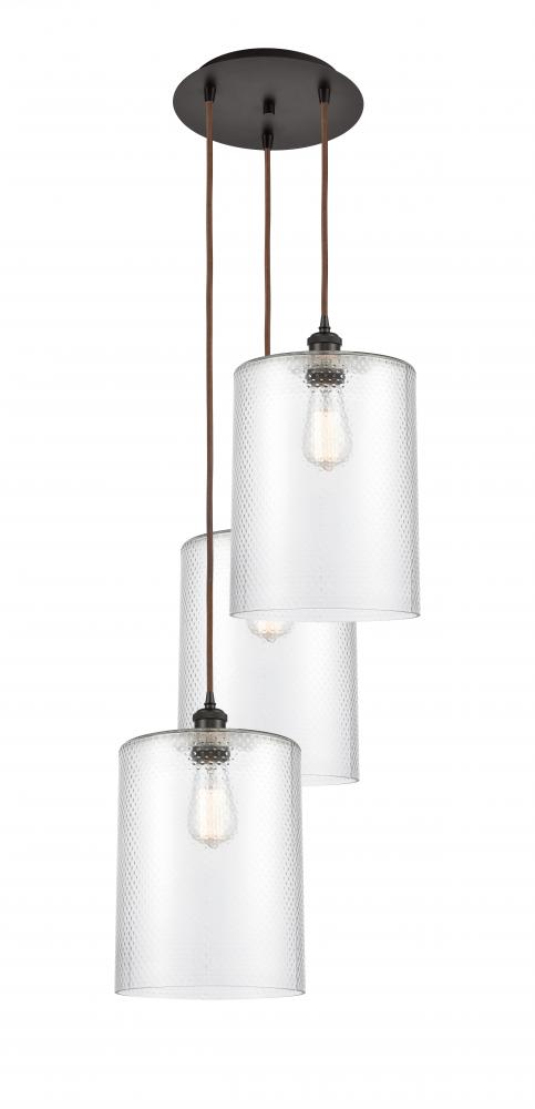 Cobbleskill - 3 Light - 16 inch - Oil Rubbed Bronze - Cord Hung - Multi Pendant