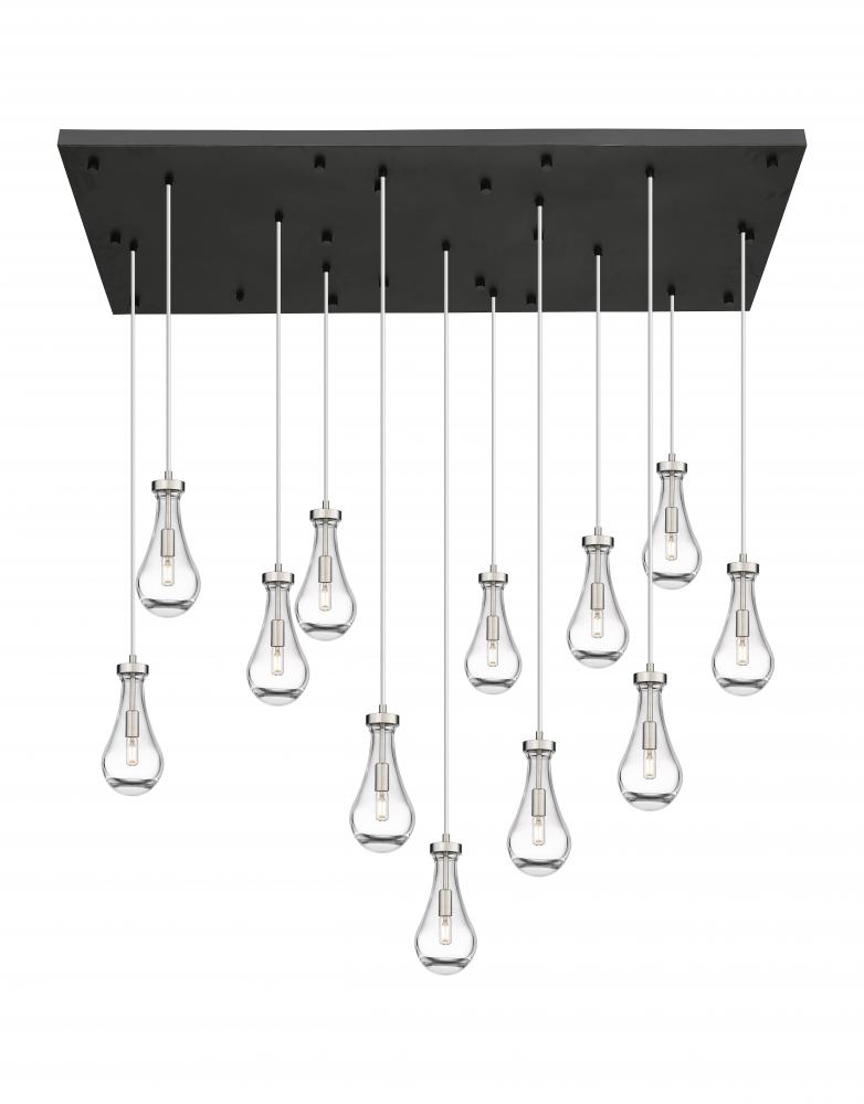 Owego - 13 Light - 54 inch - Brushed Satin Nickel - Multi Pendant