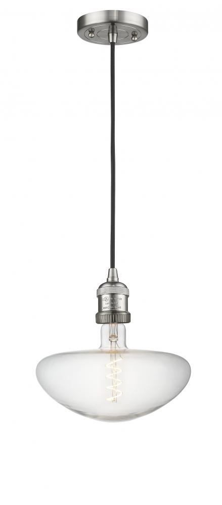 Bare Bulb - 1 Light - 2 inch - Brushed Satin Nickel - Cord hung - Mini Pendant