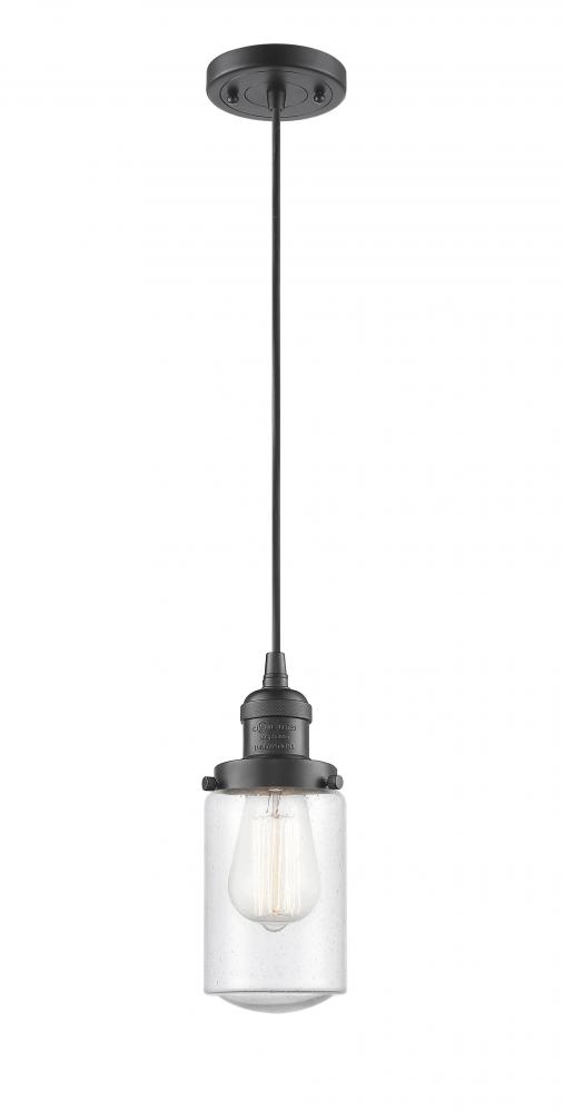 Dover - 1 Light - 5 inch - Oil Rubbed Bronze - Cord hung - Mini Pendant