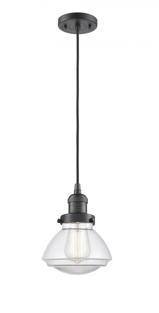 Olean - 1 Light - 7 inch - Oil Rubbed Bronze - Cord hung - Mini Pendant