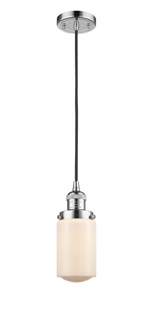 Dover - 1 Light - 5 inch - Polished Chrome - Cord hung - Mini Pendant