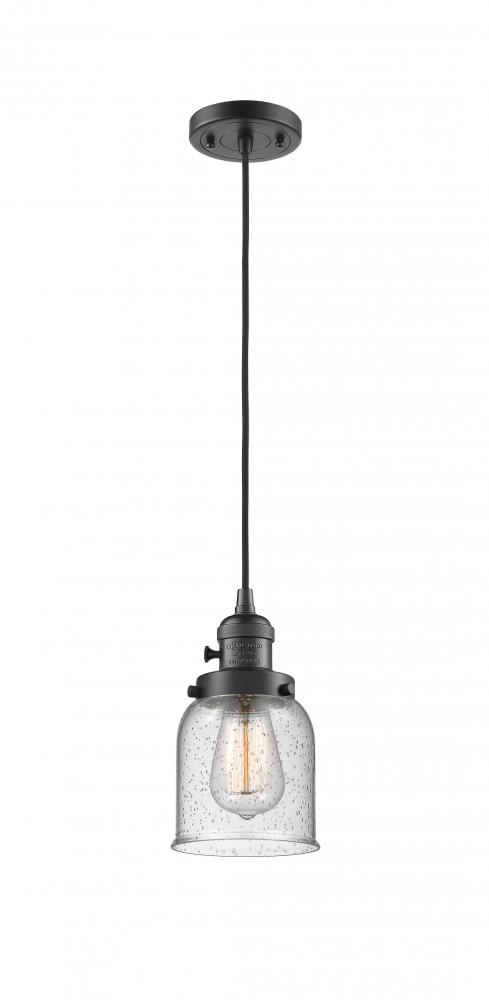 Bell - 1 Light - 5 inch - Oil Rubbed Bronze - Cord hung - Mini Pendant