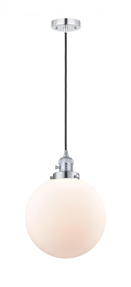 Beacon - 1 Light - 10 inch - Polished Chrome - Cord hung - Mini Pendant