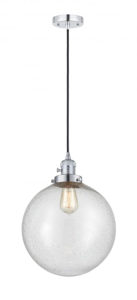 Beacon - 1 Light - 12 inch - Polished Chrome - Cord hung - Mini Pendant