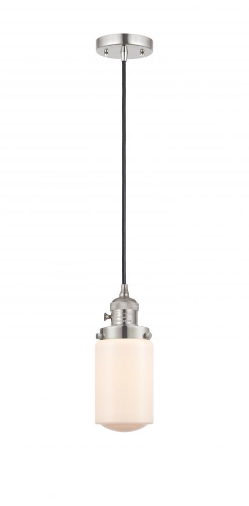 Dover - 1 Light - 5 inch - Polished Nickel - Cord hung - Mini Pendant