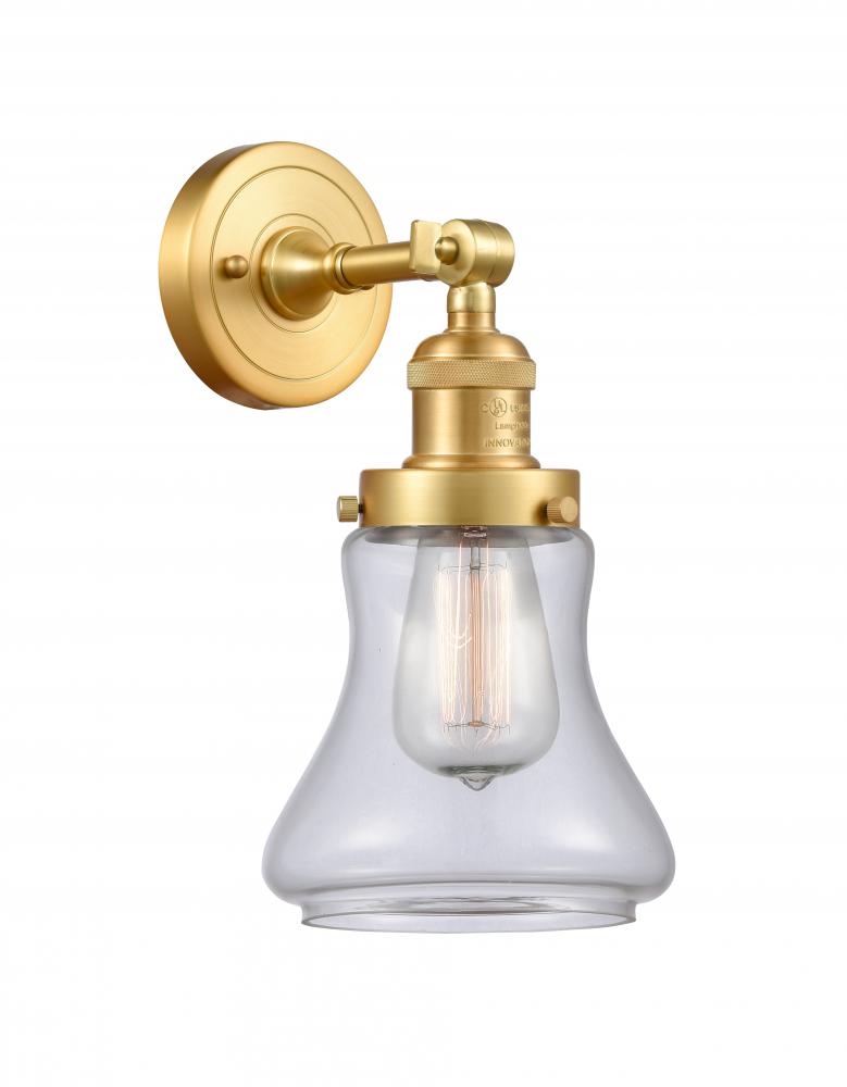 Bellmont - 1 Light - 7 inch - Satin Gold - Sconce