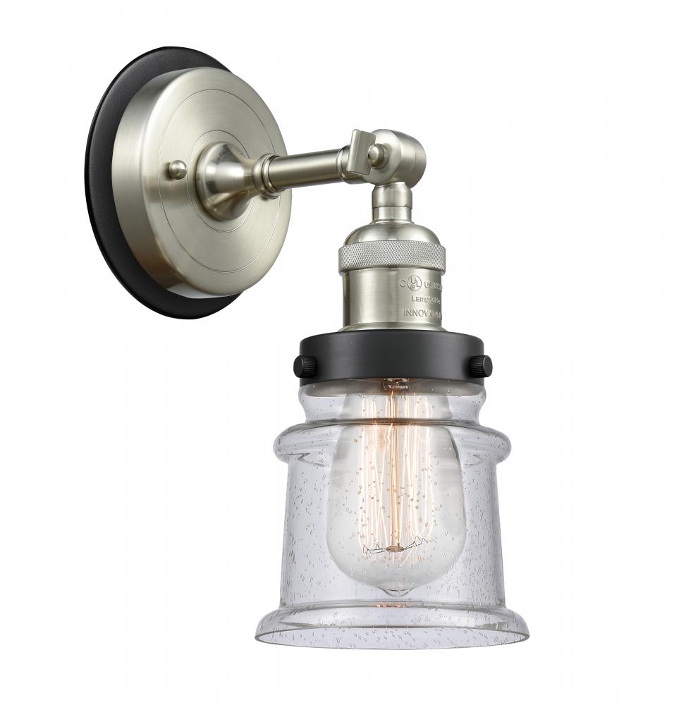 Canton - 1 Light - 5 inch - Brushed Satin Nickel - Sconce