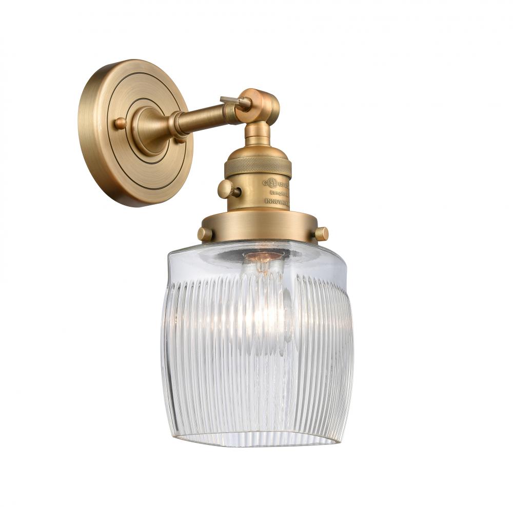 Colton - 1 Light - 6 inch - Brushed Brass - Sconce