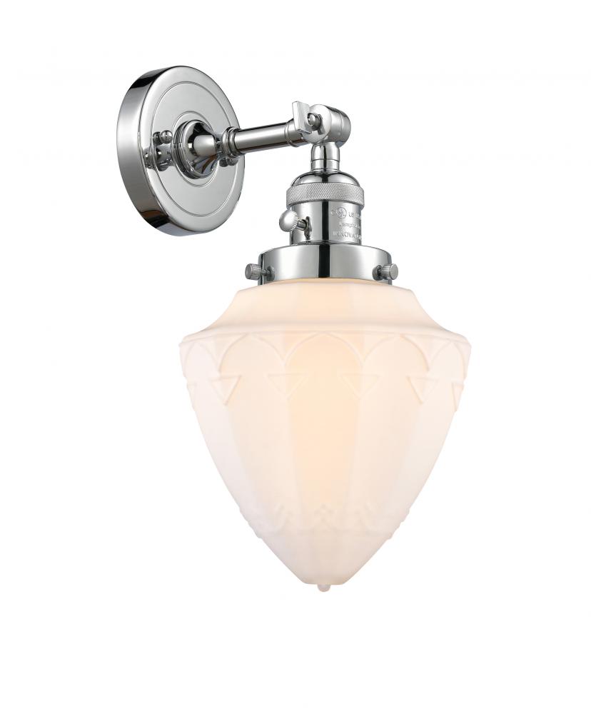 Bullet - 1 Light - 7 inch - Polished Chrome - Sconce