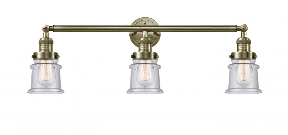 Small Canton 3 Light Bath Vanity Light