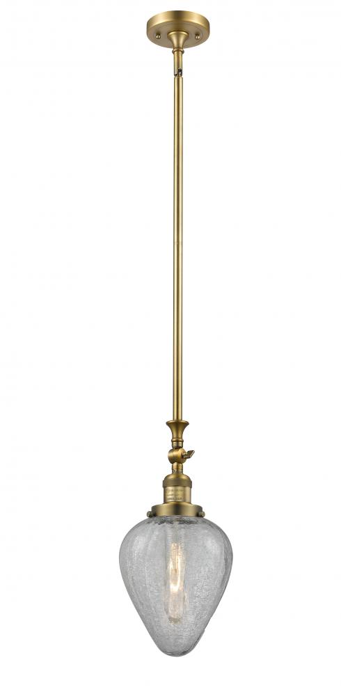 Geneseo - 1 Light - 7 inch - Brushed Brass - Stem Hung - Mini Pendant