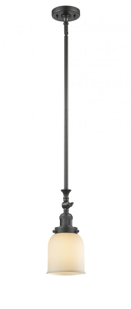 Bell - 1 Light - 5 inch - Oil Rubbed Bronze - Stem Hung - Mini Pendant