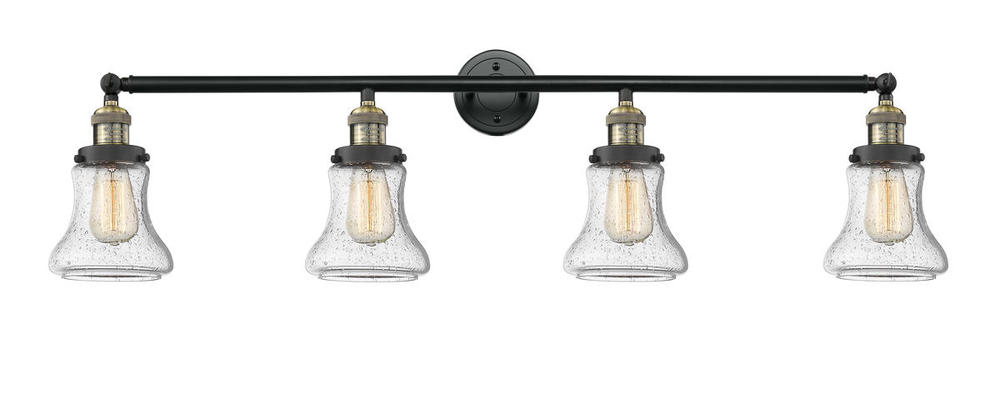 Bellmont - 4 Light - 42 inch - Black Antique Brass - Bath Vanity Light