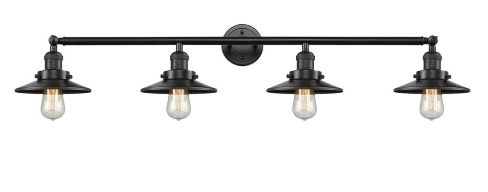 Railroad - 4 Light - 44 inch - Oil Rubbed Bronze - Bath Vanity Light