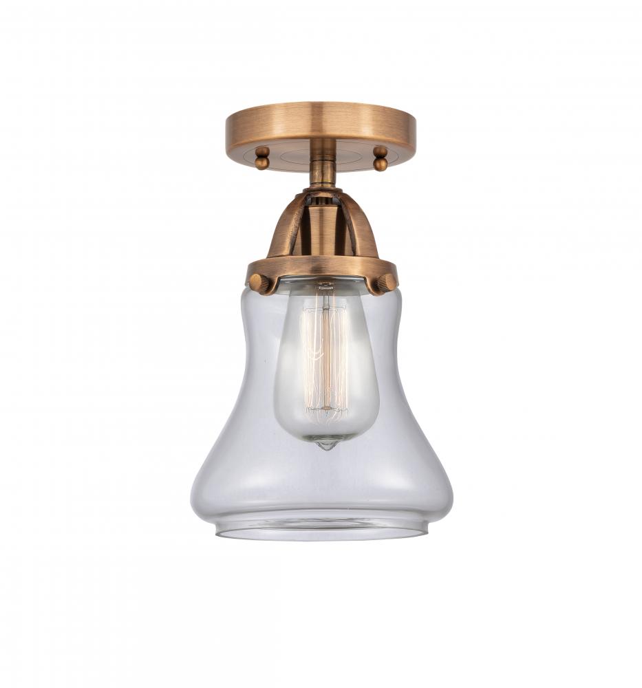 Bellmont - 1 Light - 6 inch - Antique Copper - Semi-Flush Mount