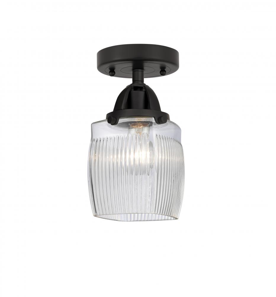 Colton - 1 Light - 6 inch - Matte Black - Semi-Flush Mount