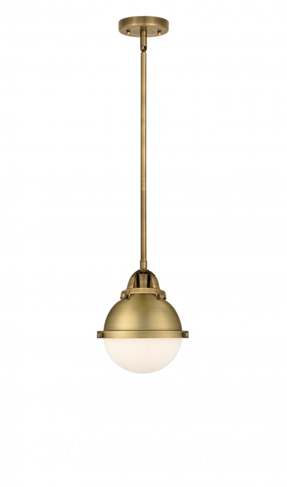 Hampden - 1 Light - 7 inch - Brushed Brass - Cord hung - Mini Pendant