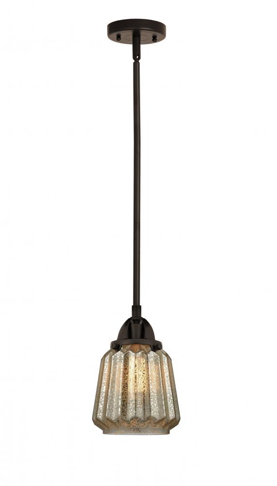 Chatham - 1 Light - 7 inch - Oil Rubbed Bronze - Cord hung - Mini Pendant