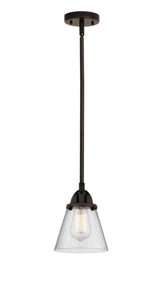 Cone - 1 Light - 6 inch - Oil Rubbed Bronze - Cord hung - Mini Pendant