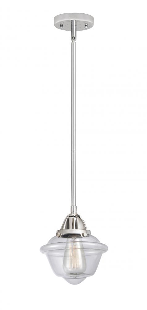 Oxford - 1 Light - 8 inch - Polished Chrome - Cord hung - Mini Pendant