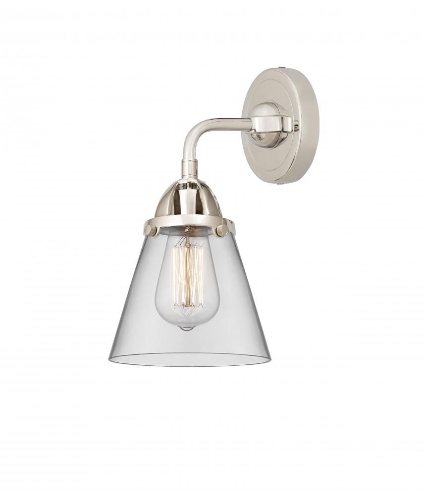 Cone - 1 Light - 6 inch - Polished Nickel - Sconce