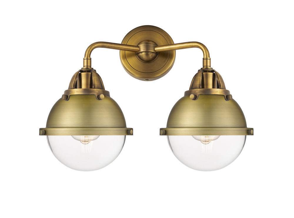 Hampden - 2 Light - 15 inch - Brushed Brass - Bath Vanity Light