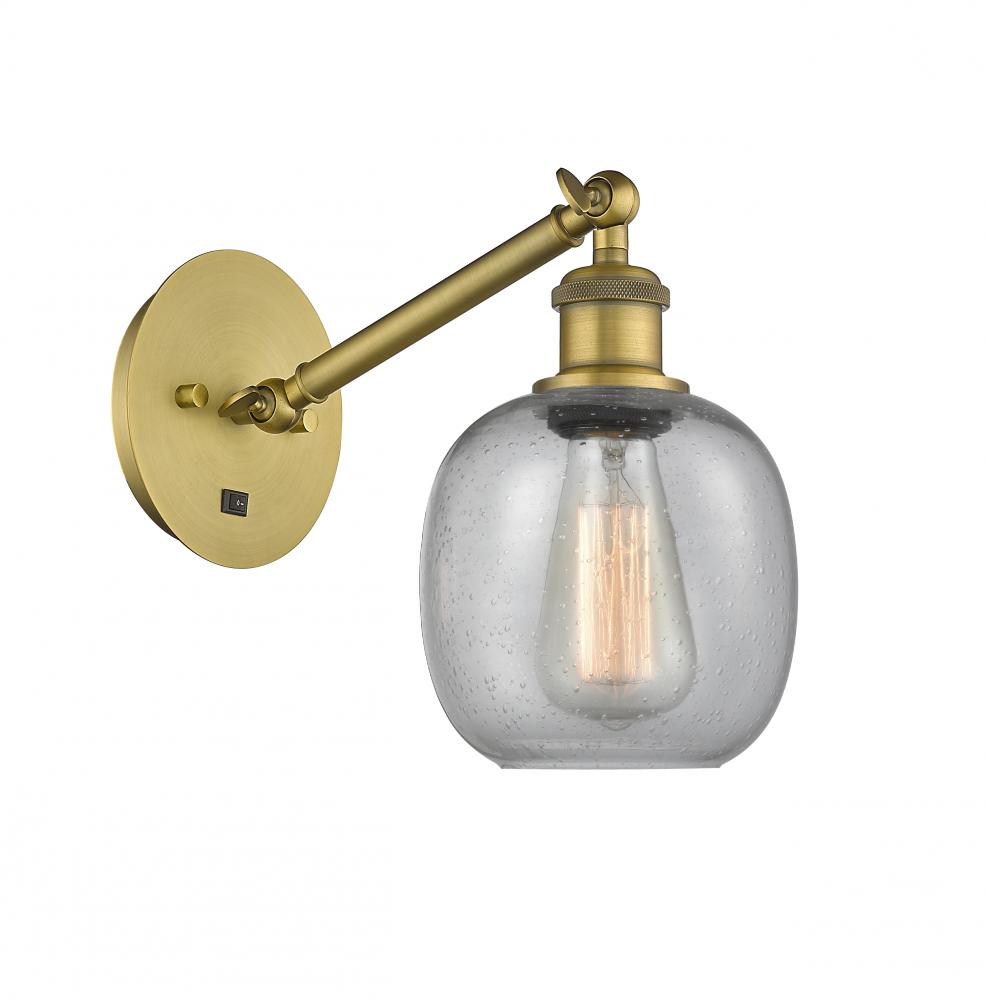 Belfast - 1 Light - 6 inch - Brushed Brass - Sconce