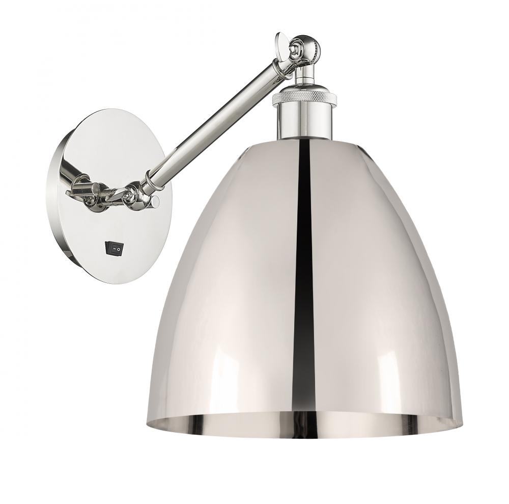 Bristol - 1 Light - 9 inch - Polished Nickel - Sconce