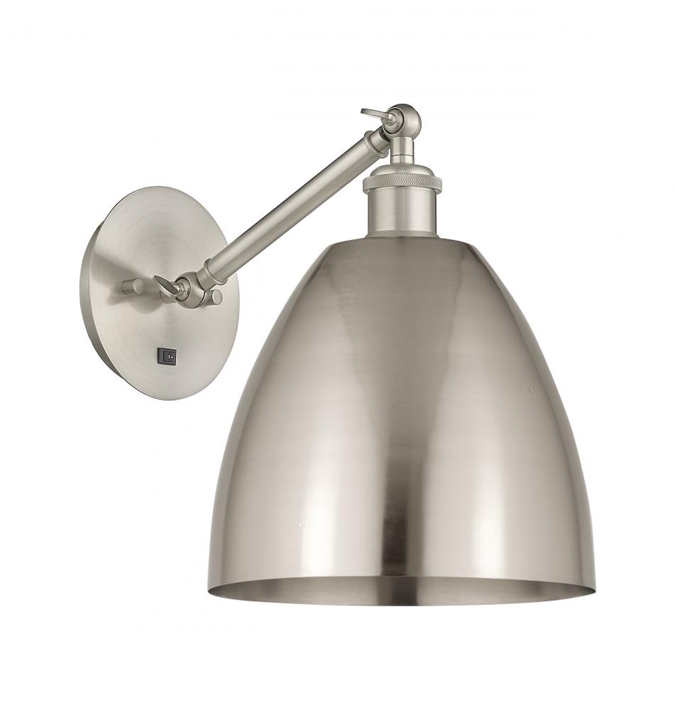 Bristol - 1 Light - 9 inch - Brushed Satin Nickel - Sconce