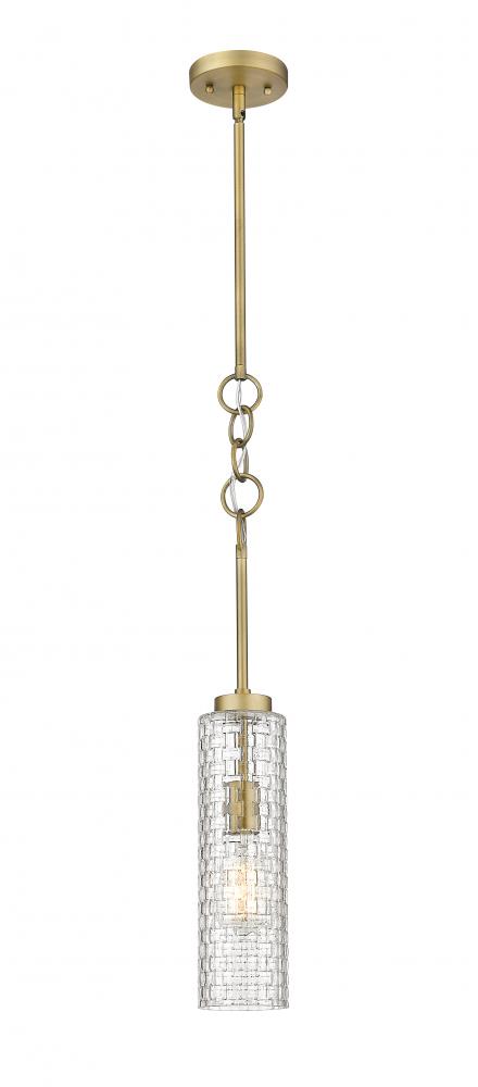 Wexford - 1 Light - 4 inch - Brushed Brass - Cord hung - Mini Pendant