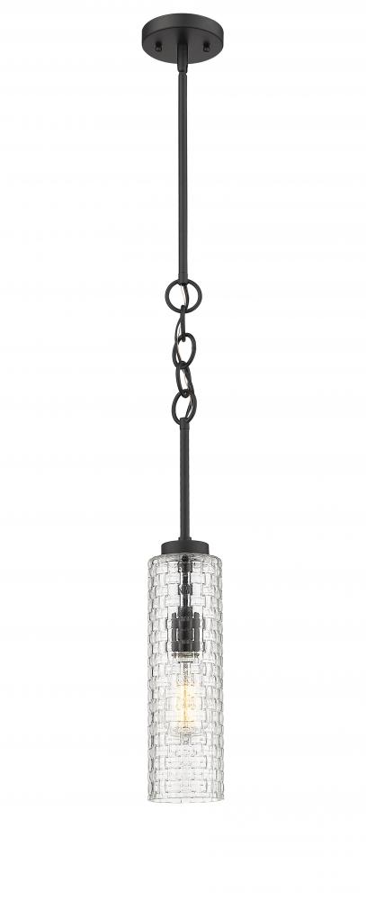 Wexford - 1 Light - 4 inch - Matte Black - Cord hung - Mini Pendant