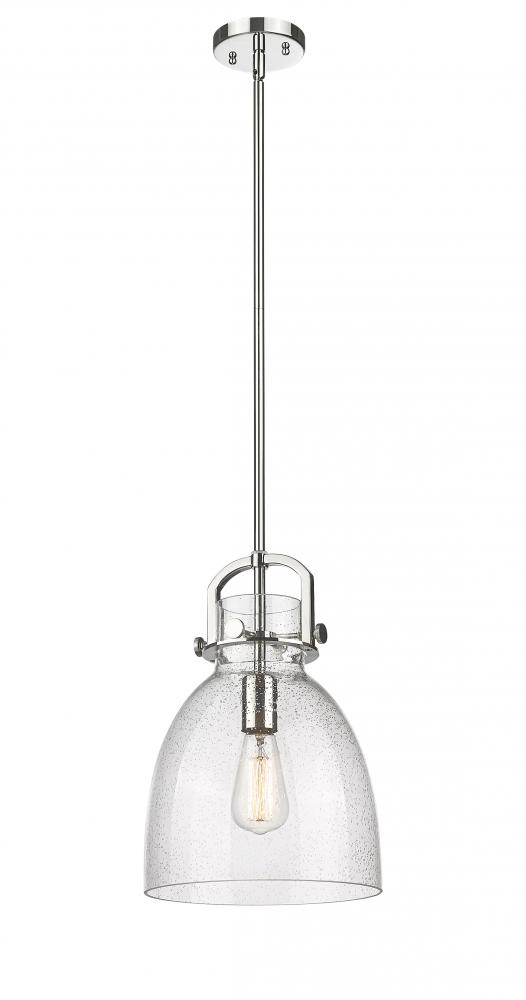 Newton Bell - 1 Light - 10 inch - Polished Nickel - Mini Pendant