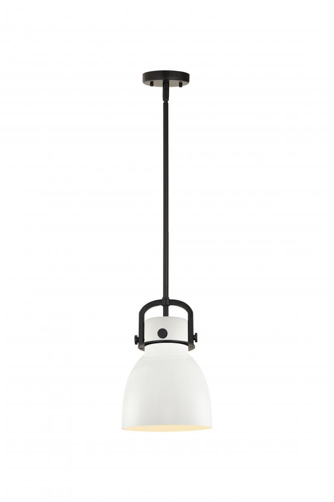 Newton Sphere - 1 Light - 8 inch - Matte Black - Mini Pendant