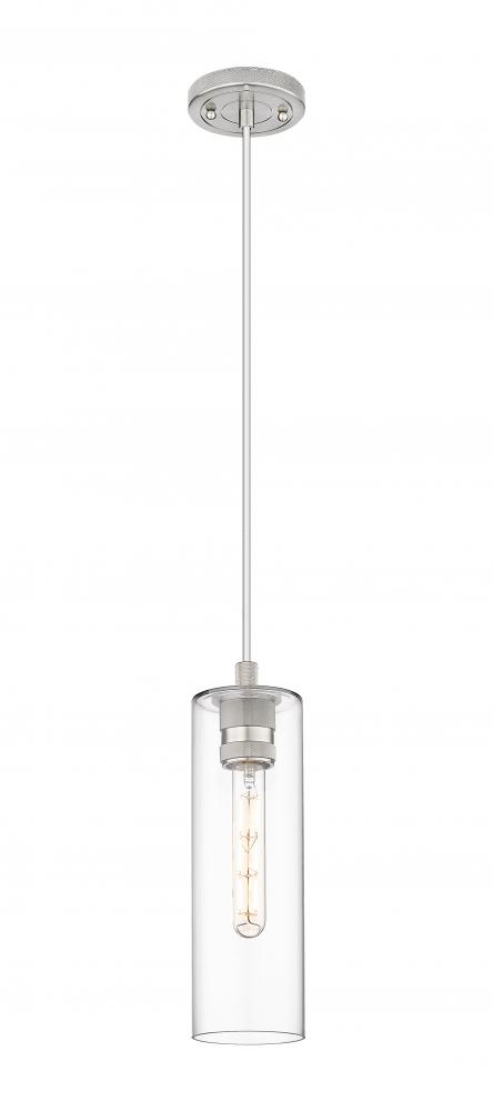 Crown Point - 1 Light - 5 inch - Satin Nickel - Pendant