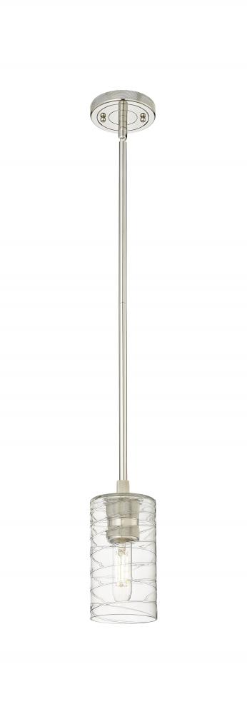 Crown Point - 1 Light - 5 inch - Polished Nickel - Pendant