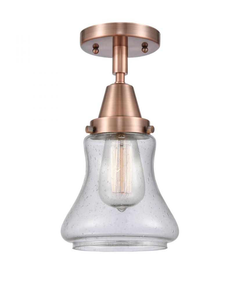 Bellmont - 1 Light - 6 inch - Antique Copper - Flush Mount