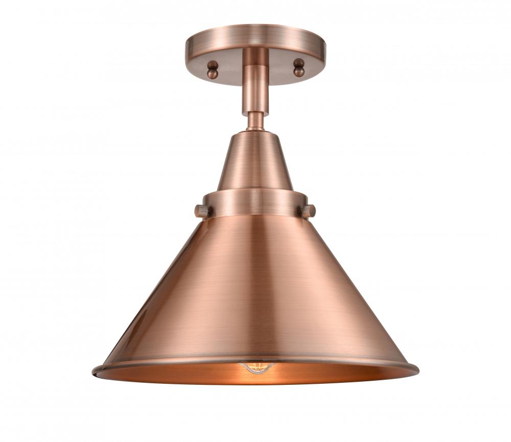 Briarcliff - 1 Light - 10 inch - Antique Copper - Flush Mount